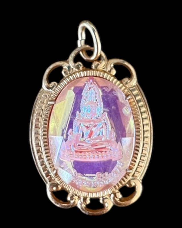  ล็อกเก็ตพระพุทธชินราช หลังยันต์