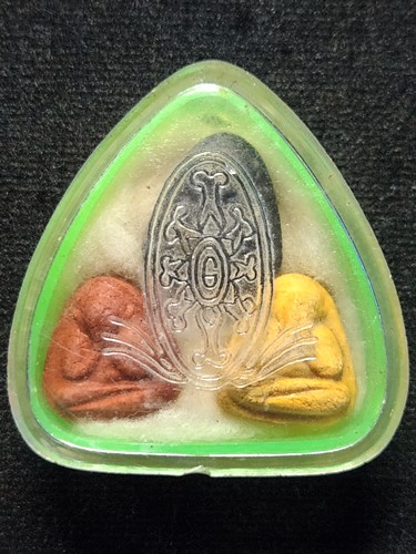 วัดราษฎร์บำรุง ชลบุรี พระปิดตาไตรแก้ว พระธรรมโกษาจารย์ ชอบ อนุจารี  หลัง ธ  ปี 2512