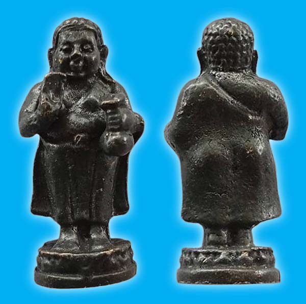 หล่อสังกัจจายน์ ถือถุงเงิน ไม่ทราบที่ เคาะเดียว