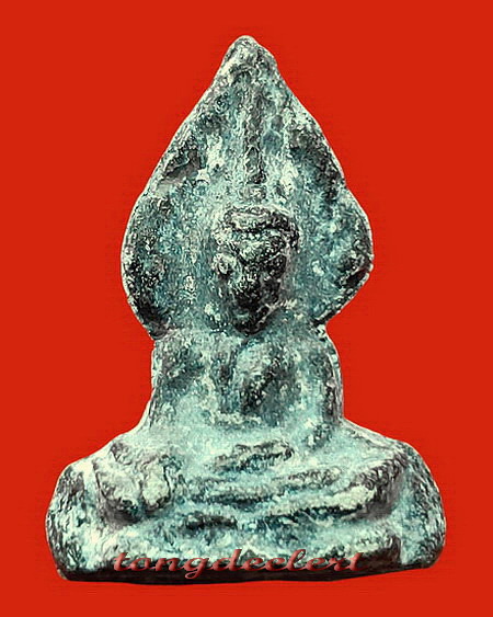 พระท่ากระดานพิมพ์ปรกโพธิ์ หลวงพ่อนารถ วัดศรีโลหะราษฎร์บำรุง จ.กาญจนบุรี ยุคแรก สวยมากค่ะ