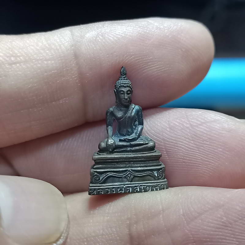 1-322 w8-หลวงพ่อสุโขทัย วัดไตรมิตรวิทยาราม เนื้อทองแดง กล่องเดิม