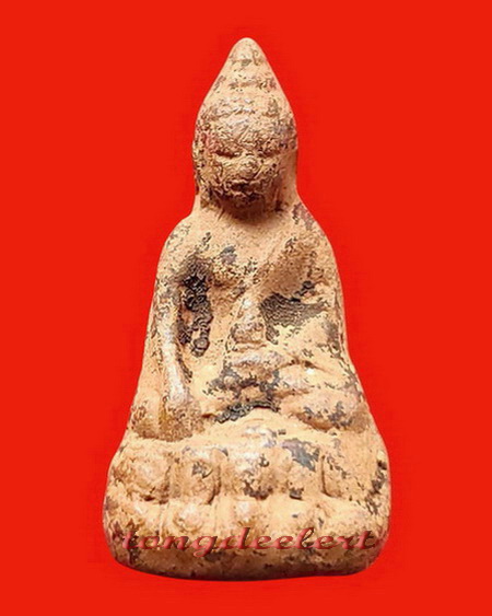 พระกริ่งปทุมสุริยวงค์(บัวรอบ)เนื้อดินเผา หลวงปู่ดี วัดเทวสังฆาราม จ.กาญจนบุรี หายากมากค่ะ