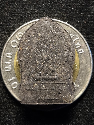 วัดระเว จ.นครราชสีมา  พระขุนแผนช้างผสมโขลง หลวงพ่อเขียว หลังพระปิดตา รุ่นแรก ปี41 พิมพ์เล็ก