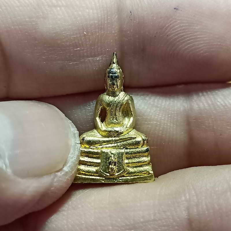 1-338 พระพุทธโสธรเล็กรุ่นสร้างพระอุโบสถ วัดโสธรวรารามวรวิหาร จ.ฉะเชิงเทรา ปี 2545 กะไหล่ทอง