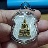 D871 พระพุทธพรรณีศรีธรรมไภสัช วัดพระศรีรัตนศาสดาราม กทม. ปี 2554 เนื้อขาว หน้ากะไหล่ทอง