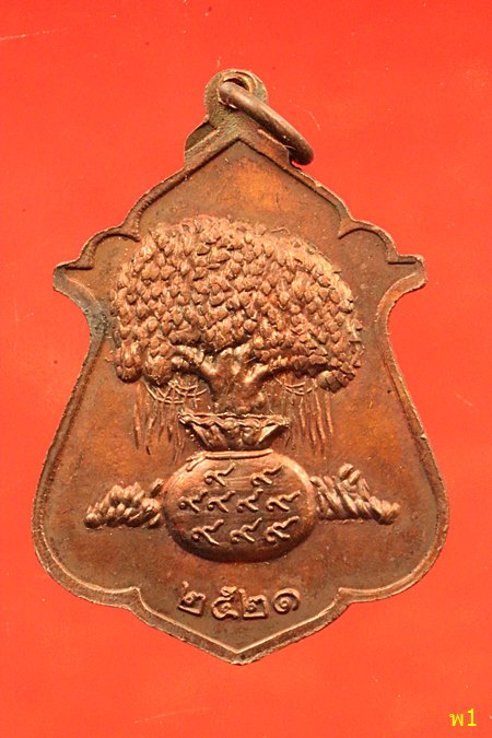 เหรียญเจ้าพ่อหลักเมือง จังหวัดนครนายก ปี 2521