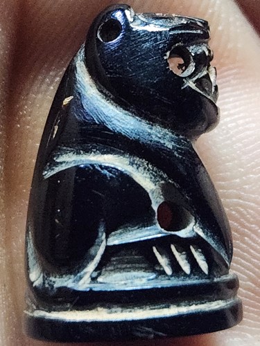 เสือไม้กัลปังหา แกะ สูง 1 นิ้ว