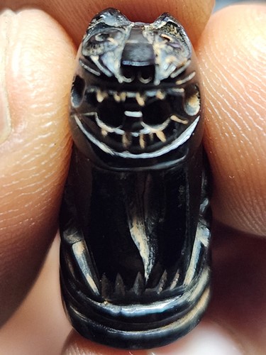 เสือไม้กัลปังหา แกะ สูง 1 นิ้ว