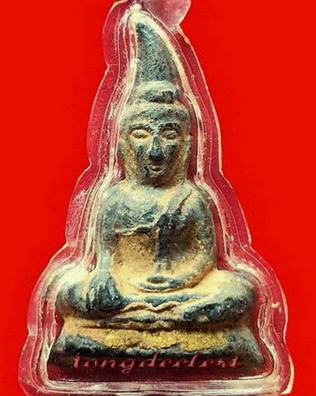 พระท่ากระดานวัดต้นลำไย จ.กาญจนบุรี เนื้อตะกั่วสนิมแดงกรุศรีสวัสดิ์แท้ ๆ พิมพ์ใหญ่ สวยมากค่ะ