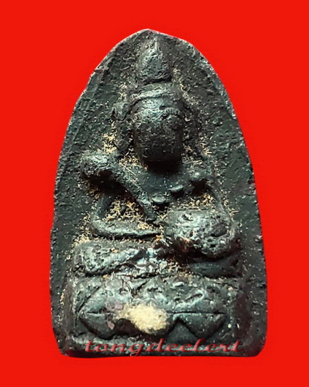 พระกริ่งพุทธโชติเนื้อผงใบลาน หลวงปู่ดี วัดเทวสังฆาราม จ.กาญจนบุรี หายากมากค่ะ