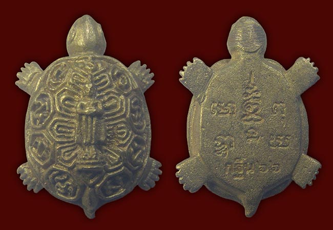 หลวงพ่อวิรัช วัดดีบอน ราชบุรี ทีเดียว 7 องค์ เคาะเดียว