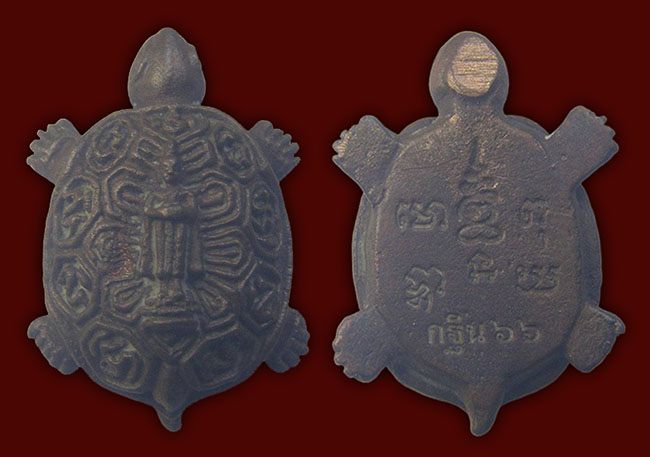 หลวงพ่อวิรัช วัดดีบอน ราชบุรี ทีเดียว 7 องค์ เคาะเดียว