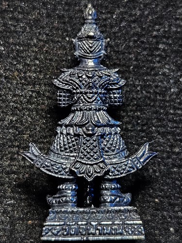 วัดจุฬามณี สมุทรสงคราม  รูปหล่อท้าวเวสสุวรรณ หลวงพ่ออิฏฐ์  พิมพ์หน้าเทพ 2562