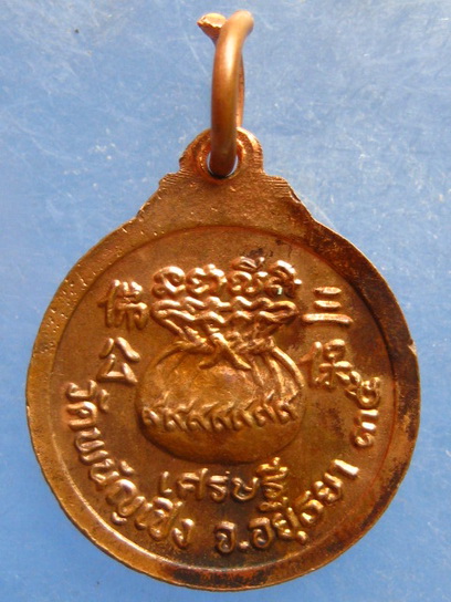 เหรียญพระสังกัจจายน์ วัดพนัญเชิง อยุธยา ปี2535