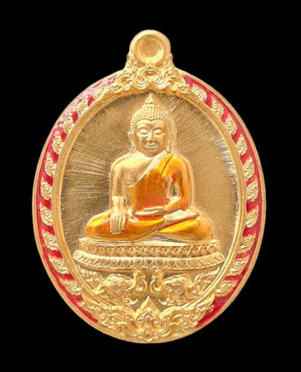 ลพ.สำเร็จศักดิ์สิทธิ์ ๖๓..สัมฤทธิ์ลงยาขอบแดง (รายละเอียดในโพสต์)..วัดหนองสะเดา สระบุรี