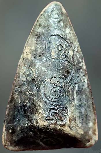 *พุทธชินราช เนื้อดิน ลงรัก มีรอยจาร*