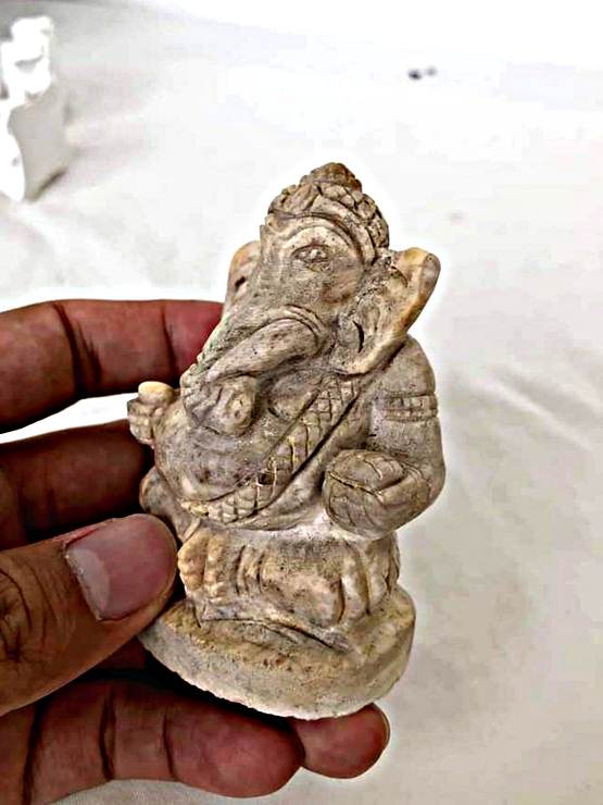 สุดปัง11 องค์พระพิฆเนศ แกะจากไม่อายุล้านล้านปีกลายเป็นหินองค์ใหญ่สวยงามปราณีตมาก