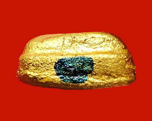 พระปิดตา หลวงพ่อเล็ก วัดสันติคิรีศรีบรมธาตุ(วัดเขาดิน) จ.กาญจนบุรี พิมพ์กรรมการปิดทองเดิม สวยมากค่ะ