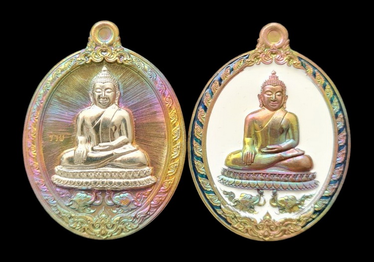 เคาะแรกแดง..ลพ.สำเร็จศักดิ์สิทธิ์ ๖๓..ทองเทวฤทธิ์ ๒ เหรียญ (รายละเอียดในโพสต์)..วัดหนองสะเดา สระบุรี