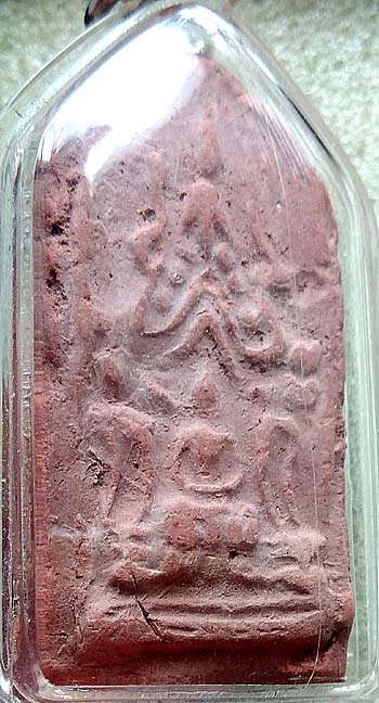 *ปางสมาธิ ซุ้มเรือนแก้ว เทวดาชุมนุม เนื้อหินเปียก*