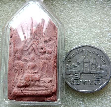 *ปางสมาธิ ซุ้มเรือนแก้ว เทวดาชุมนุม เนื้อหินเปียก*