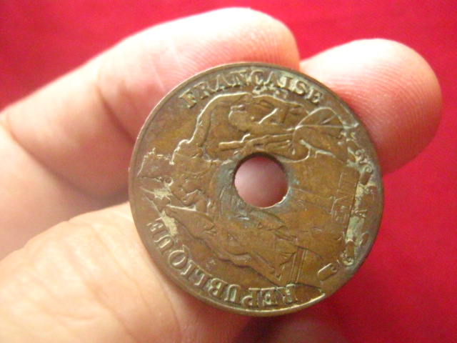  เหรียญกษาปณ์อินโดจีน 1Cent ฝรั่งเศส เนื้อทองแดง ปี1926