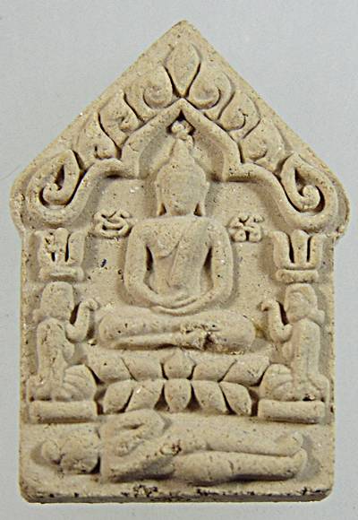 พระขุนแผนผงพรายกุมาร บูรพา 2 แผ่นดิน รุ่นแรก ท่านก๋งเตื่อง วัดแหลมแปะ (กัมพูชา)