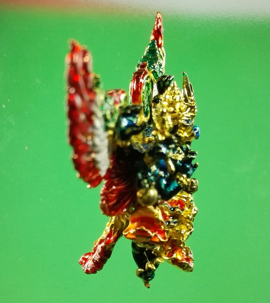 พญาครุฑมังรายศาสตร์ เศรษฐีอนันตทรัพย์ วัดสันมะเหม้า จ.เชียงราย(แยกชุดกรรมการ)เนื้อทองชมพู เลข18