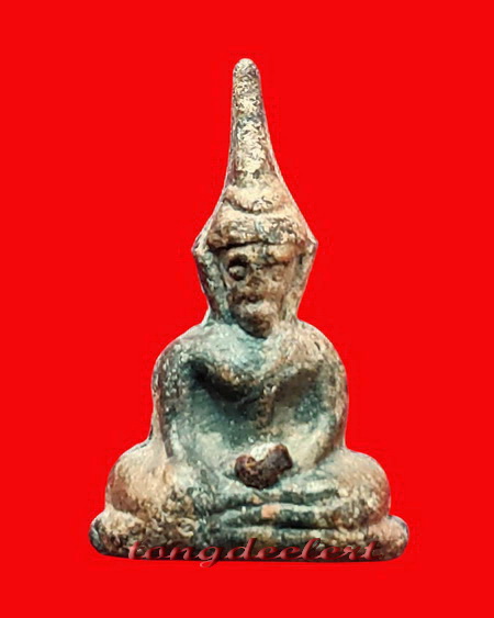 พระท่ากระดานพิมพ์เล็ก หลวงพ่อนารถ วัดศรีโลหะราษฎร์บำรุง จ.กาญจนบุรี เนื้อตะกั่วสนิมแดง สวยมากค่ะ