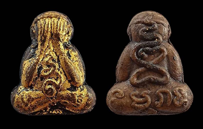 ปิดตาแร่บางไผ่ เนื้อคลุกรักปัดทอง ทีเดียว 2 พิมพ์.....เคาะเดียว