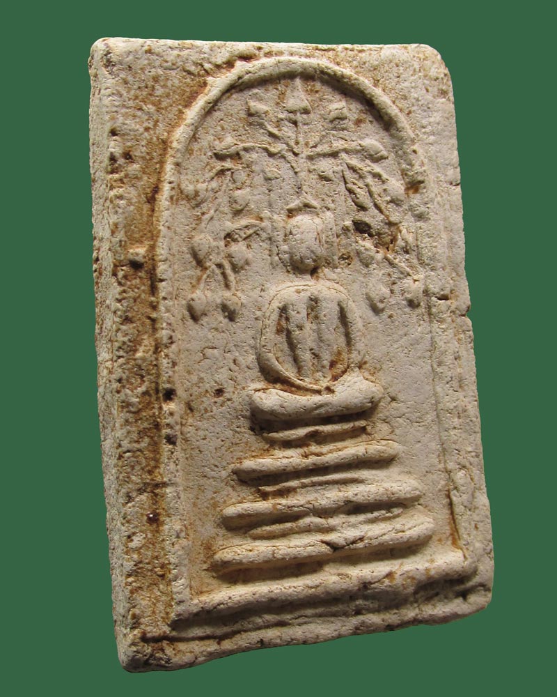 สมเด็จปรกโพธิ์ รุ่นแรก หลวงพ่อกี๋ วัดแหลมมะขาม หลังปั้มเหรียญ