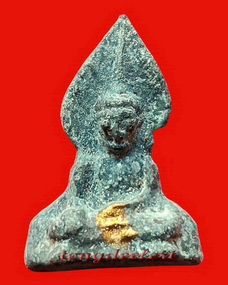 พระท่ากระดานพิมพ์ปรกโพธิ์ หลวงพ่อนารถ วัดศรีโลหะราษฎร์บำรุง จ.กาญจนบุรี ยุคแรก สวยมากค่ะ