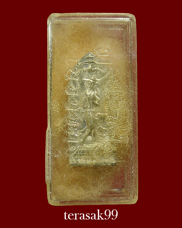 พระลีลากำแพงนิ้ว ลพ.ฑูรย์ วัดโพธิ์นิมิตร ตลาดพลู กทม. เนื้อชินเก่า กล่องเดิมจากวัด(6)