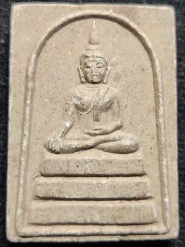 วัดสร้อยทอง กทม สมเด็จพระผงหลวงพ่อเหลือพิมพ์ใหญ่ รุ่น 1 สร้างศาลาการเปรียญ 2535