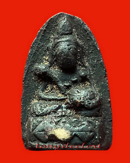 พระกริ่งพุทธโชติเนื้อผงใบลาน หลวงปู่ดี วัดเทวสังฆาราม จ.กาญจนบุรี หายากมากค่ะ