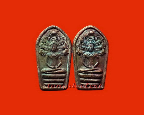 พระนาคปรกใบมะขาม หลวงปู่นนท์ วัดเหนือวน จ.ราชบุรี รุ่นแรก