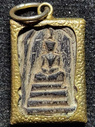 วัดมะขามเรียง สระบุรี พระสมเด็จไม้พญางิ้วดำ หลวงพ่อตาบ 