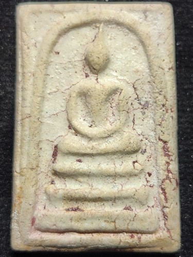 วัดใหม่อมตรส(บางขุนพรหม) กทม พระสมเด็จหลวงตาพัน พิมพ์ใหญ่ไหล่ยก   ปี2502