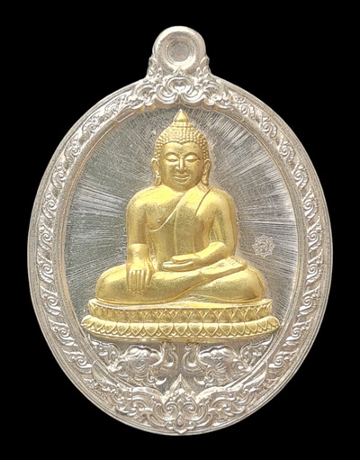 ลพ.สำเร็จศักดิ์สิทธิ์ รุ่นบันดาลทรัพย์ ๖๓..อัลปาก้าหน้ากากทอง # ๔๐..ลพ.สุนทร วัดหนองสะเดา สระบุรี