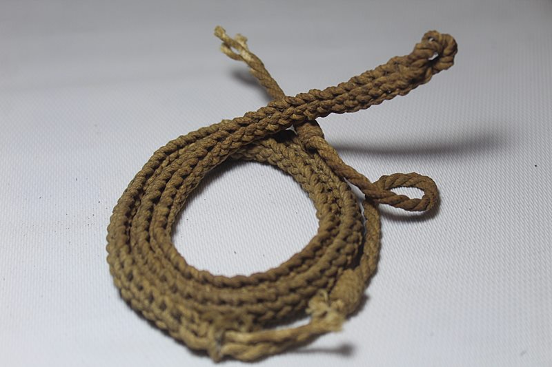 A858เชือกคาดเอวเก่า ไม่ทราบที่ สภาพยังสมบูรณ์