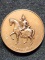เหรียญเทวดาพระจันทร์ทรงม้า อ.ลักษณ์ เรขานิเทศ ตอกโค๊ด พศ.2555 ทองแดงซาติน