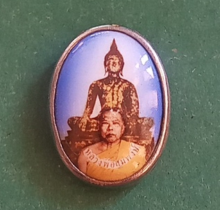 ล็อกเก็ตพุทธซ้อนรุ่นแรกหลวงพ่อสมพงษ์ วัดใหม่ปิ่นเกลียว จ.นครปฐม