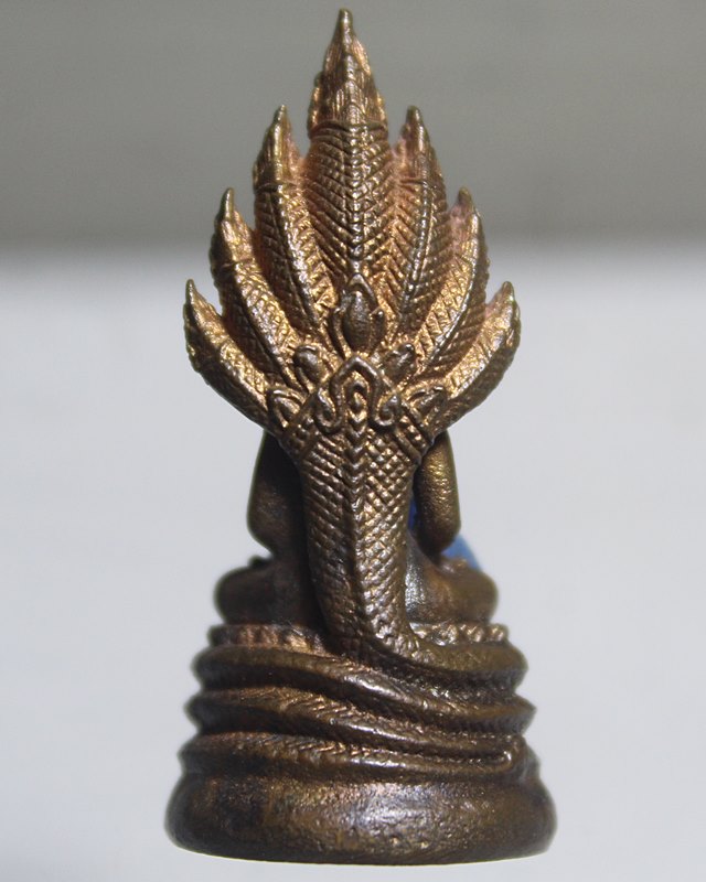 A892พระนาคปรก รุ่นแรก หลวงปู่บุญมี วัดป่านาคูณ อ.บ้านผือ จ.อุดรธานี เนื้อนวะ สภาพสวยๆเดิมๆ สร้างเพีย