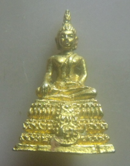 **เบา​ๆ​**รูปหล่ออุดกริ่ง พระพุทธชินวร วัดอินทารามวรวิหาร บางยี่เรือ ธนบุรี**กะไหล่ทอง สวยๆ 