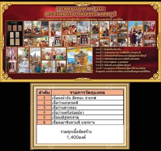 พระสมเด็จเหนือดวงนำฤกษ์ ปัดทอง หลังยันต์เกาะเพชร หมายเลข ๓๙ ปลุกเสก 7 วาระ จัดสร้าง200องค์เท่านั้น