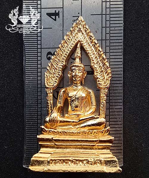 รูปหล่อพระใส วัดโพธิ์ชัย หนองคาย กะหลั่ยทองพิมพ์ใหญ่ รุ่นสไบทิพย์ปี 2549