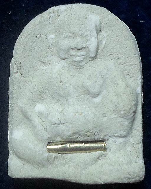 วัดดับภัย จ.ลำพูน ขุนช้างฝั้งตะกรุดเงิน  รุ่นแรกผสมเกศา ผงจักรพรรดิ์หลวงปูดู่วัดสะแก