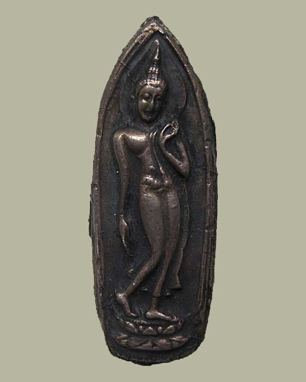 พระลีลาว่านหน้าเงิน ครูบาสม วัดเมืองราม อ.เวียงสา จ.น่าน