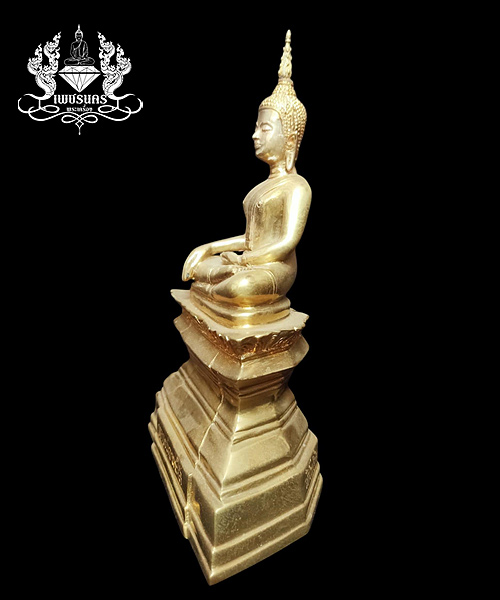 พระบูชาหลวงพ่อพระใส ปี44 หน้าตัก 3 นิ้ว วัดโพธิ์ชัย จ.หนองคาย ปี 2544