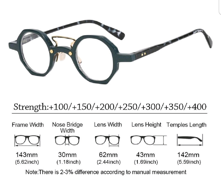 แว่น Vintage Gold รุ่น Luxury icon II กรอบสวย ขาสปริงลายกระน้ำตาล เด้งหนึบ